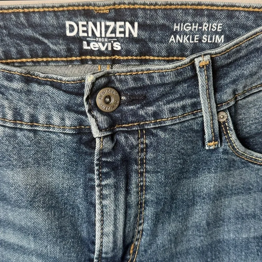 Denizen Levi's #10355 NWOT High-Rise Ankle Slim Stretch Jeans